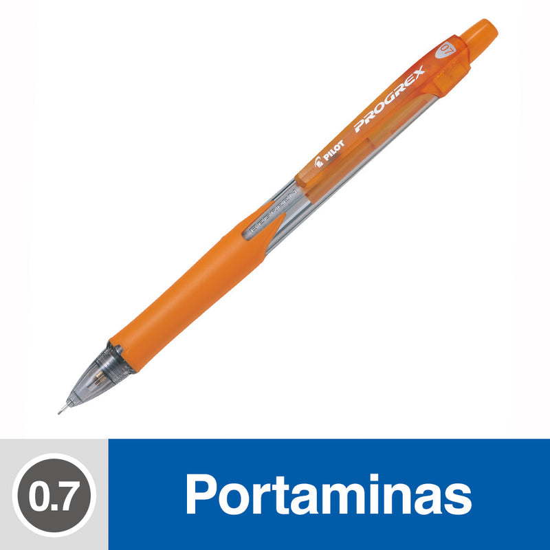 PORTAMINA 0.7 MM PLASTICO NARANJO PROGREX BEGREEN (6851961585872)