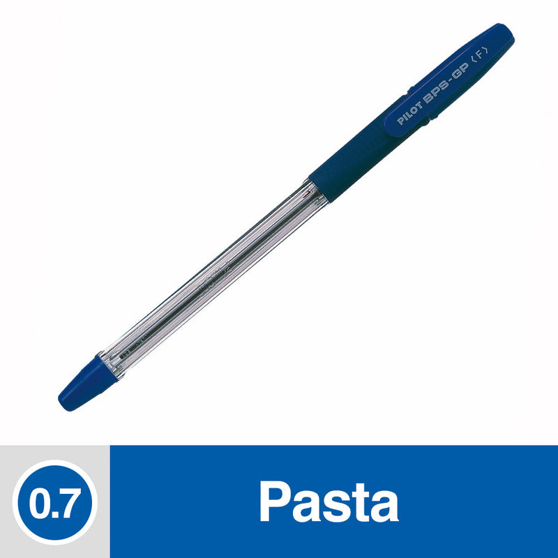 LAPIZ PASTA 0.7 MM PUNTA FINA AZUL BPS-GP CON GRIP DE GOMA (6852021321936)