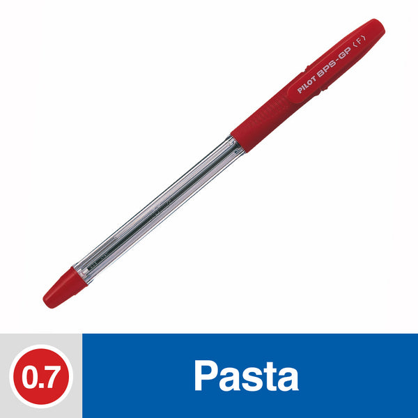 LAPIZ PASTA 0.7 MM PUNTA FINA ROJO BPS-GP CON GRIP DE GOMA (6852022993104)