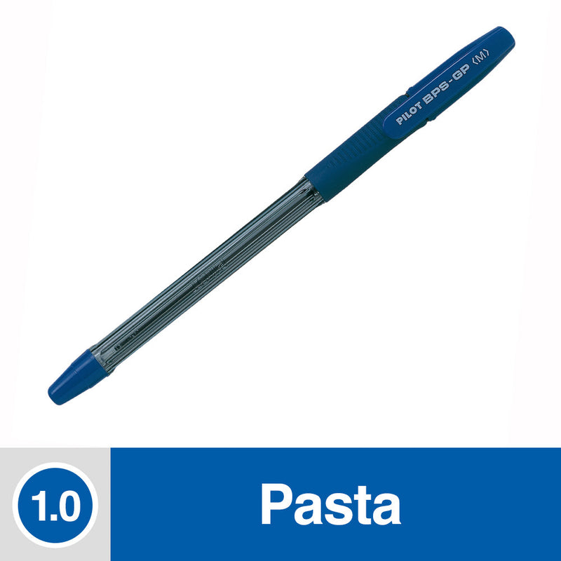 LAPIZ PASTA 1.0 MM PUNTA MEDIA AZUL BPS-GP CRISTAL (6852021747920)