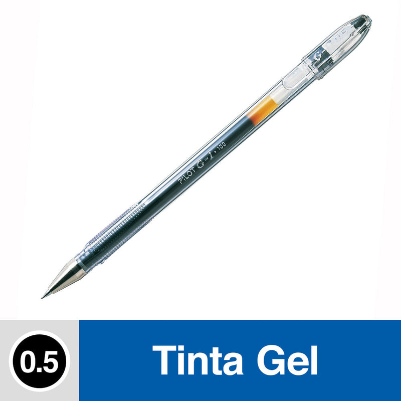 LAPIZ TINTA GEL 0.5 MM PUNTA FINA NEGRO G1 (6852021649616)