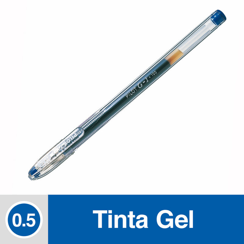 LAPIZ TINTA GEL 0.5 MM PUNTA FINA AZUL G1 (6852021256400)