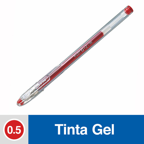 LAPIZ TINTA GEL 0.5 MM PUNTA FINA ROJO G1 (6852022108368)