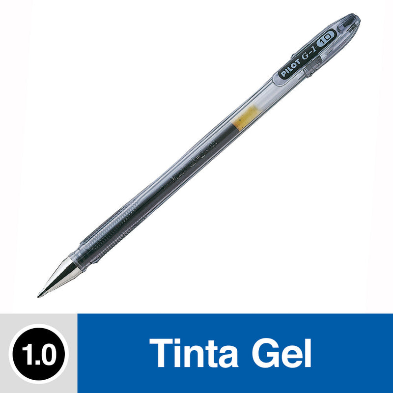 LAPIZ TINTA GEL 1.0 MM PUNTA GRUESA NEGRO G1 (6852022632656)