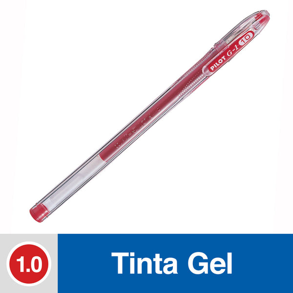 LAPIZ TINTA GEL 1.0 MM PUNTA GRUESA ROJO G1 (6852025483472)