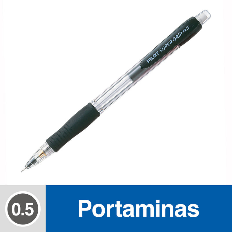 PORTAMINA 0.5 MM RETRACTIL H 185 NEGRO (6851959488720)