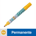 MARCADOR PERMANENTE PUNTA REDONDA SCA COLOR AMARILLO RECARGABLE (6851938975952)