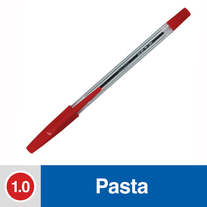 LAPIZ PASTA 1.0 MM PUNTA MEDIA ROJO BPT (6852068245712)