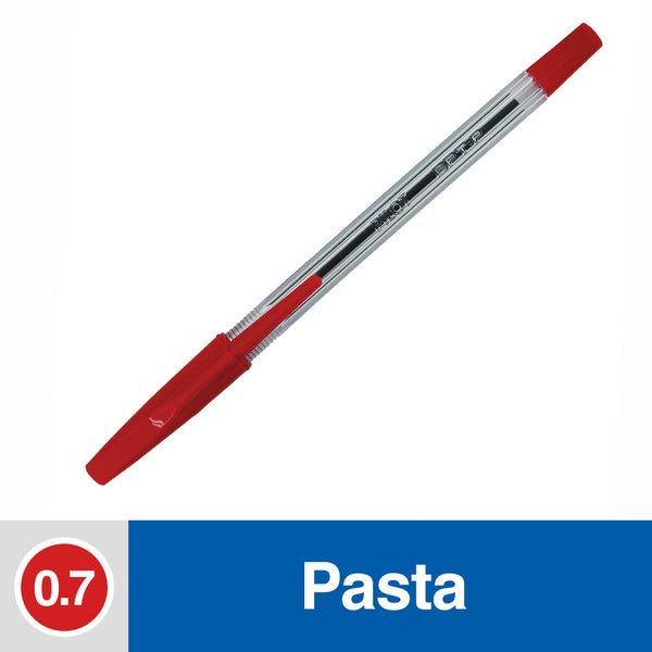 LAPIZ PASTA 0.7 MM PUNTA FINA ROJO BPT-P (6852067983568)