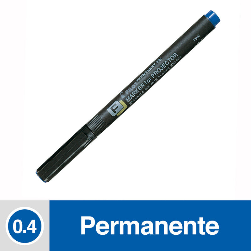 MARCADOR PERMANENTE TRANSPARENCIA PUNTA FINA SCOHF AZUL (6851938451664)