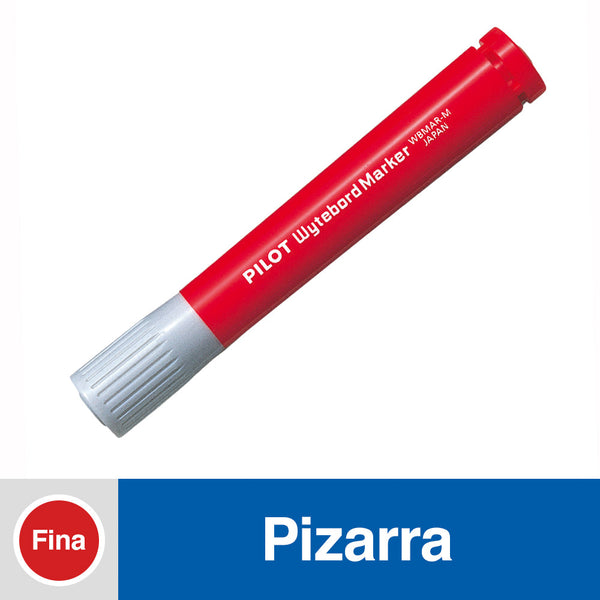 MARCADOR PIZARRA DESECHABLE PUNTA REDONDA CUERPO PLASTICO COLOR ROJO WBMA M (6851930423504)