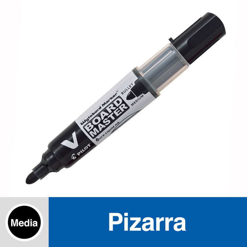 MARCADOR PIZARRA V BOARD MASTER COLOR NEGRO (6851933405392)