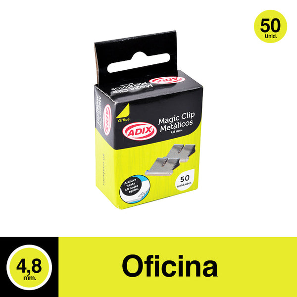 REPUESTO MAGIC CLIP CAJA 50 UN 4.8 MM 1201 (6852004610256)