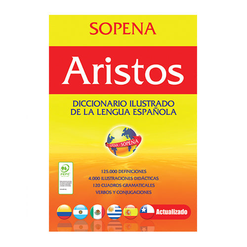 DICCIONARIO ARISTO ILUSTRADO LENGUA ESPAÃƒâ€˜OLA 831 PAGINAS TAPA FLEXIBLE 23 CM X 15 CM (6852104749264)