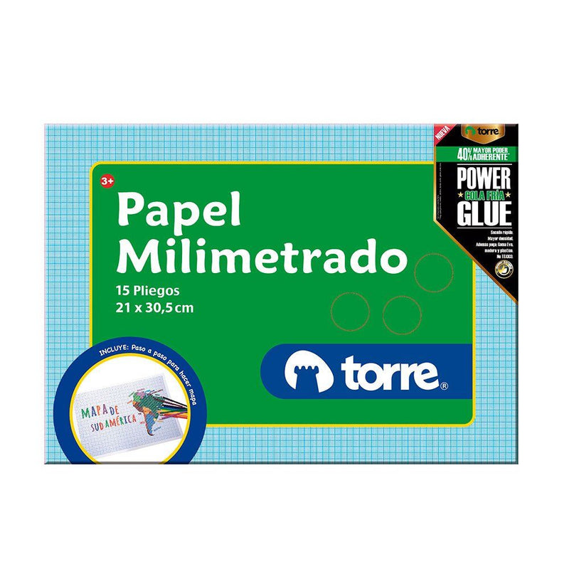 CARPETA CON PAPEL MILIMETRADO