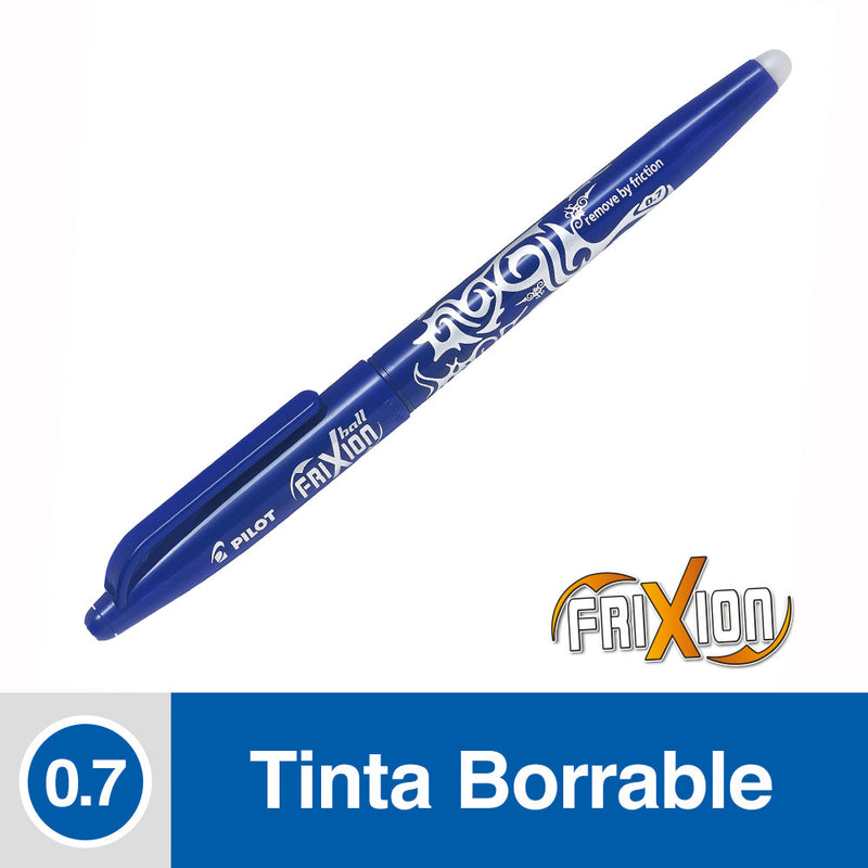 BOLIGRAFO BORRABLE 0.7 MM FRIXION BALL AZUL (6852024860880)