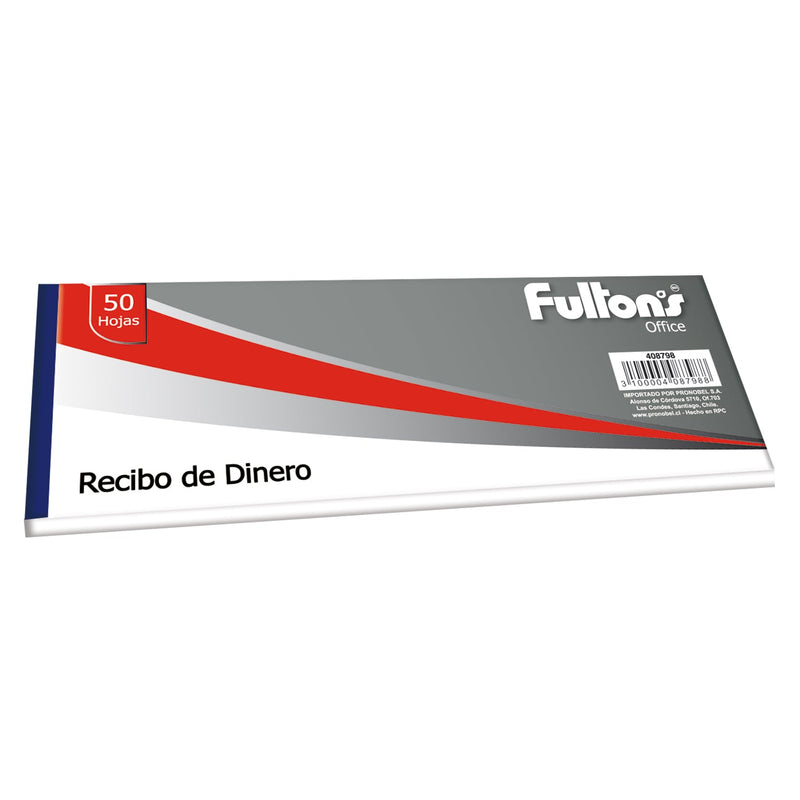 FORMULARIO RECIBO DINERO 50 HOJAS (6852059365584)