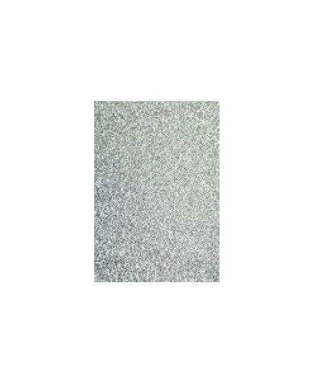 Goma Eva Glitter Plateado 40 X 60 2 mm