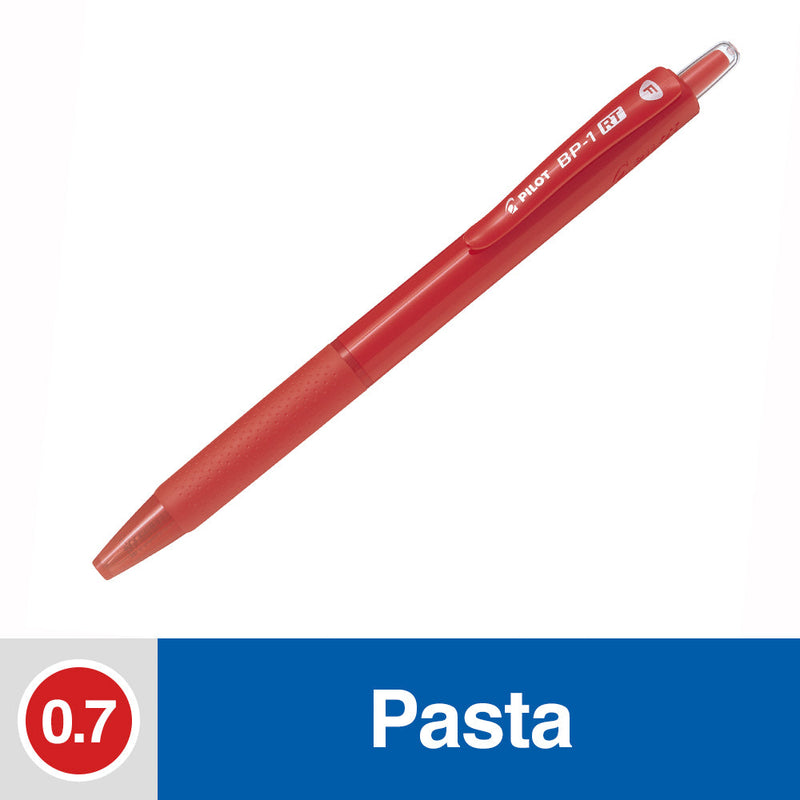 Lápiz Pasta 0.7 mm Punta Fina Rojo Bp1