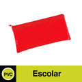 Estuche Escolar Econmico Color Rojo (108)