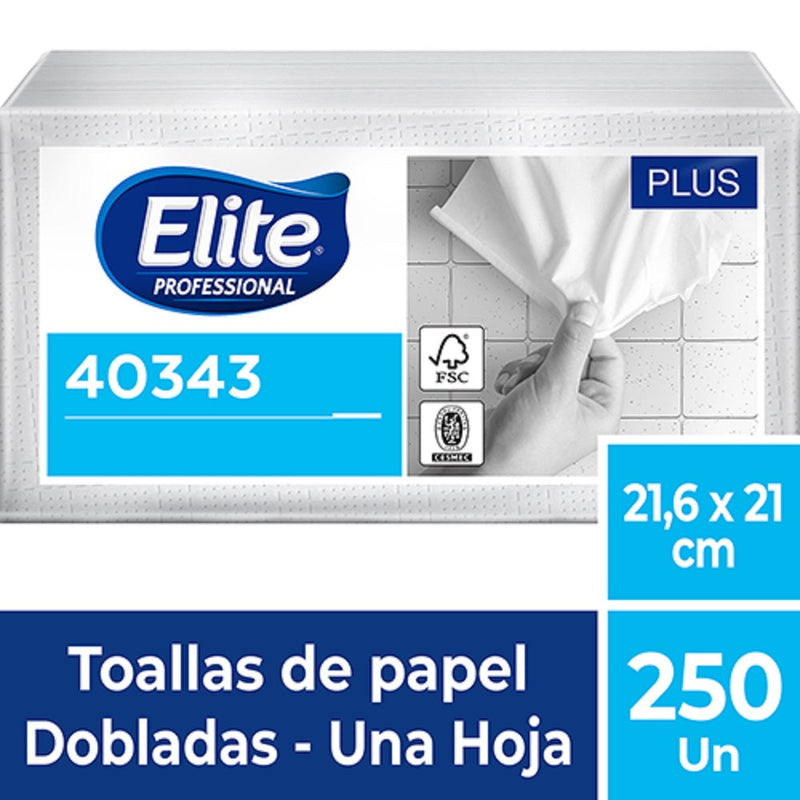 TOALLA PAPEL INTERFOLIADO HOJA SIMPLE 250 UN 1 PAQUETE CLINIC (6851968860368)