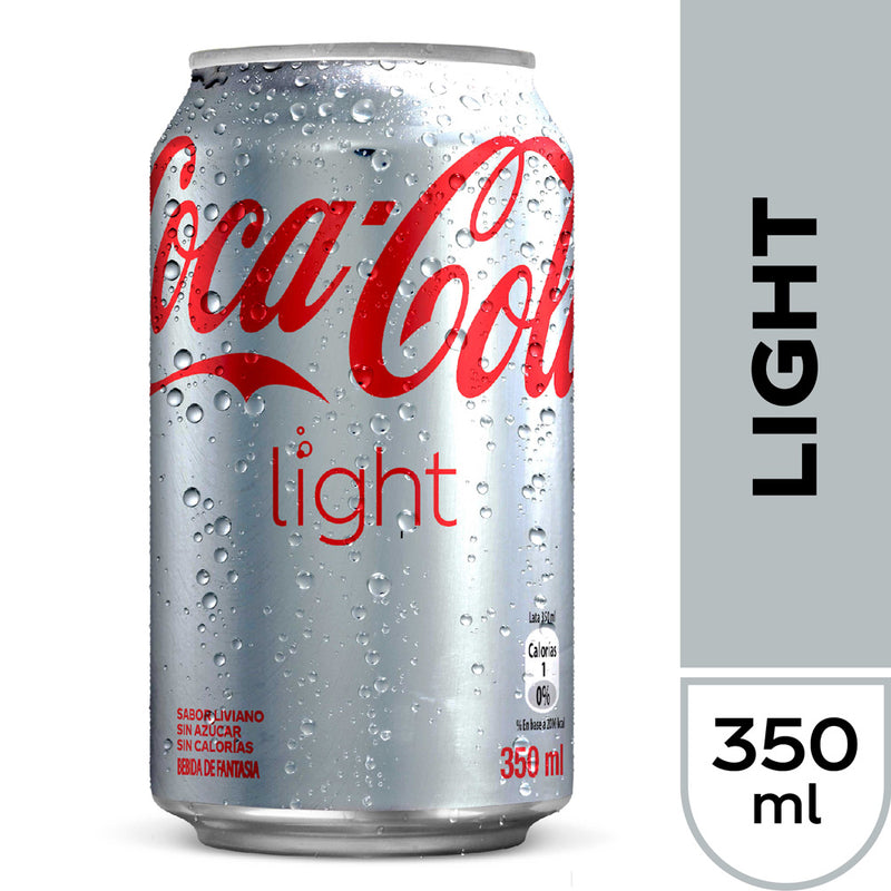 Bebida Coca Cola Light Lata 350 Cc