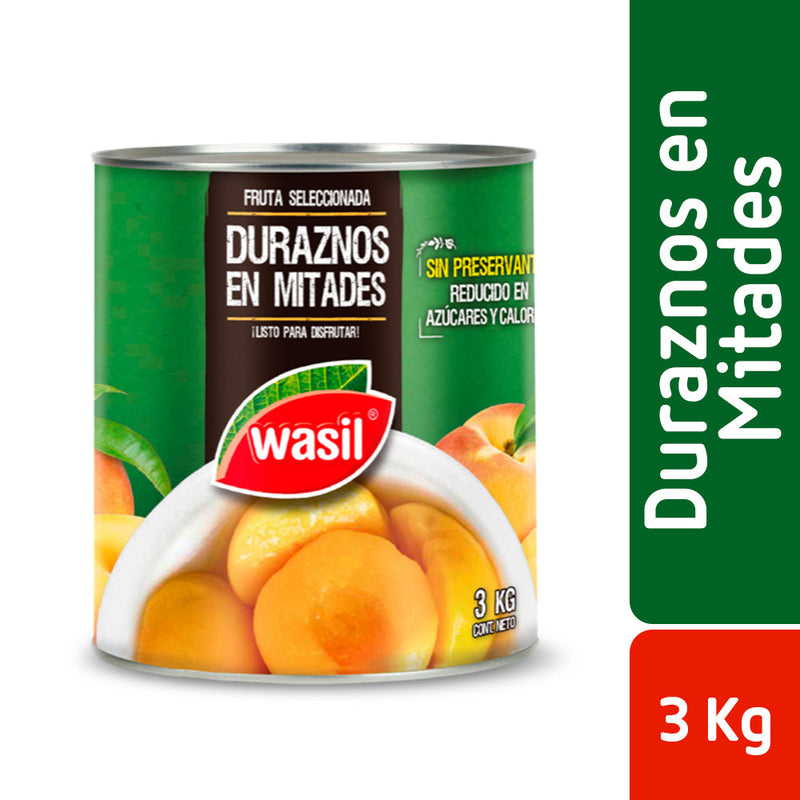 DURAZNOS MITADES GALON 3 KG (6852079812816)