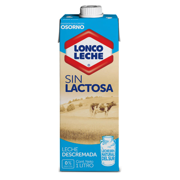 LECHE DESCREMADA SIN LACTOSA 1 LT (6852132143312)