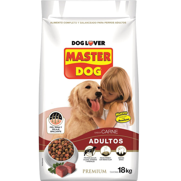 ALIMENTO PERROS ADULTOS CARNE CON VEGETALES Y ARROZ 18 KG (6852121886928)