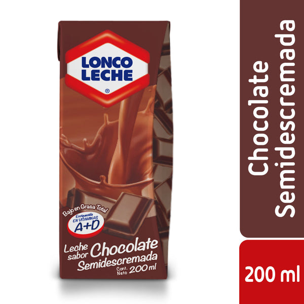 Leche Entera Con Sabor Cajita 200 Cc Chocolate