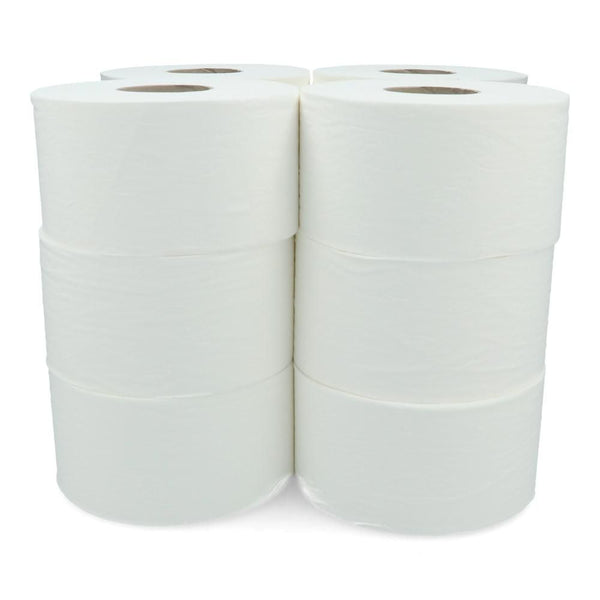 Papel Higienico Jumbo Doble Hoja 160 Mt 12 Rollos Premium