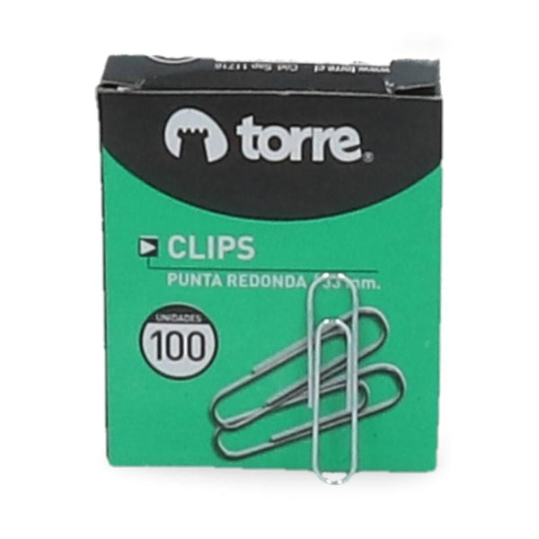 CLIPS METALICO N1 REDONDO 33 MM 100 UN (6852002873552)