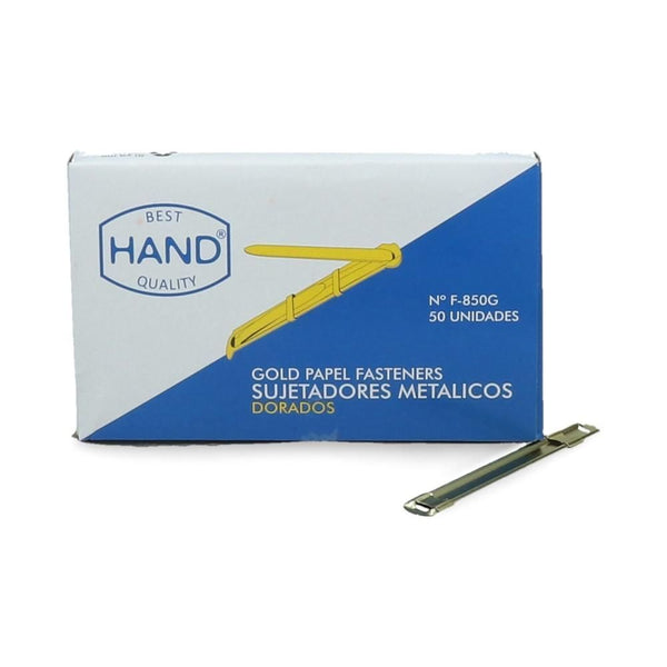 ACCO CLIP METALICO CAJA 50 UN DORADO (6852061823184)