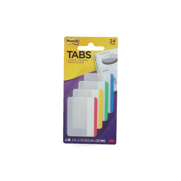 BANDERITAS ADHESIVAS POST IT DURABLE 4 COLORES (6851941925072)