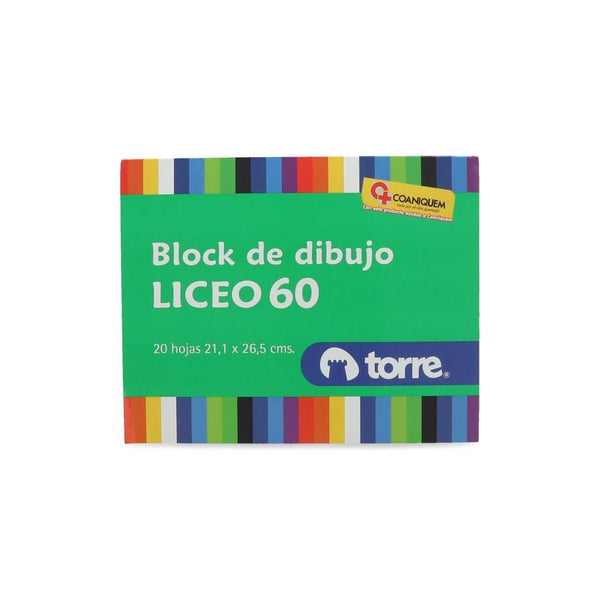 BLOCK DIBUJO N60 LICEO 20 HJ (6851985670352)