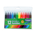 PLUMONES DIBUJO JUMBO 12 COLORES (6852106518736)