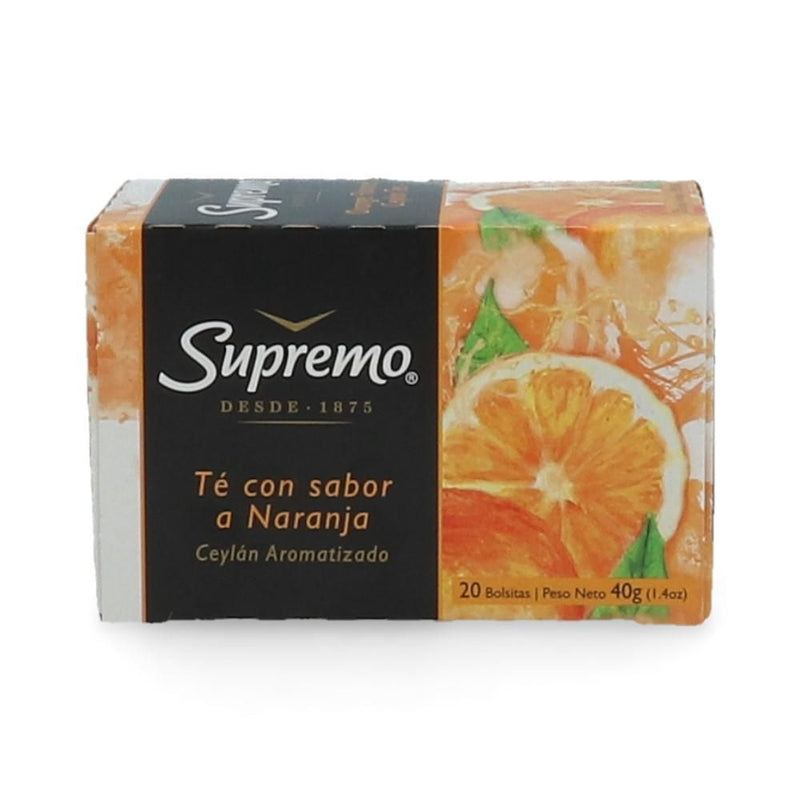 TE NEGRO CEYLAN CON SABOR NARANJA 20 BOLSAS (6851973152976)