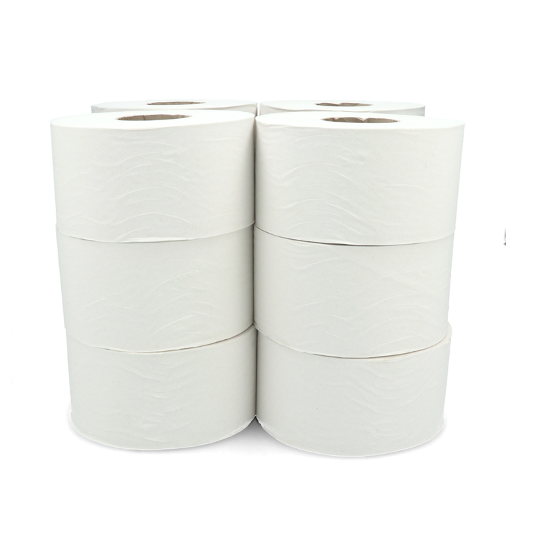 PAPEL HIGIENICO JUMBO HOJA SIMPLE 300 MT 12 ROLLOS UNIVERSAL (6851952705744)