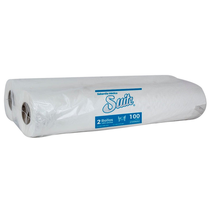 SABANILLA MEDICA ROLLO 2 X 100 MT EXTRA BLANCO (6852076470480)