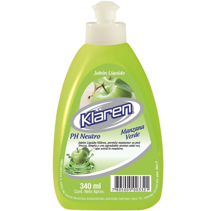 JABON LIQUIDO 340 ML MANZANA PH NEUTRO