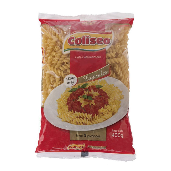 Fideo Espirales Bolsa 400 Gr