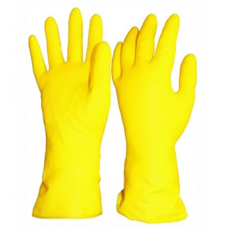 Guante De Latex Amarillo