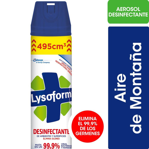 Desinfectante Ambiental Aerosol 495 Ml Aire Montaña